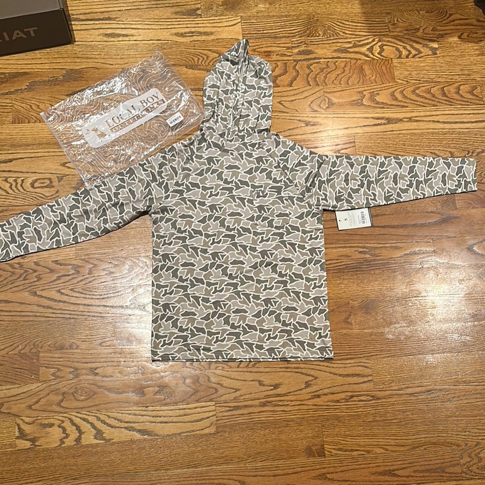 Local Boy Outfitters Heather Blend Hoodie – Adult Small – Brand New